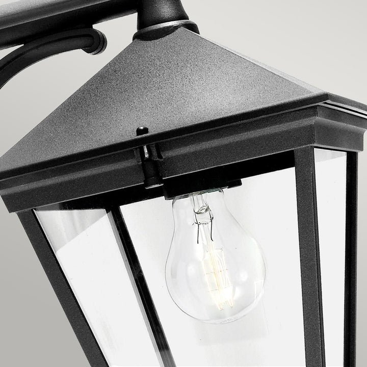 Elstead Lighting Turin 1 Light Down Wall Lantern - Black  T2-BLACK Black