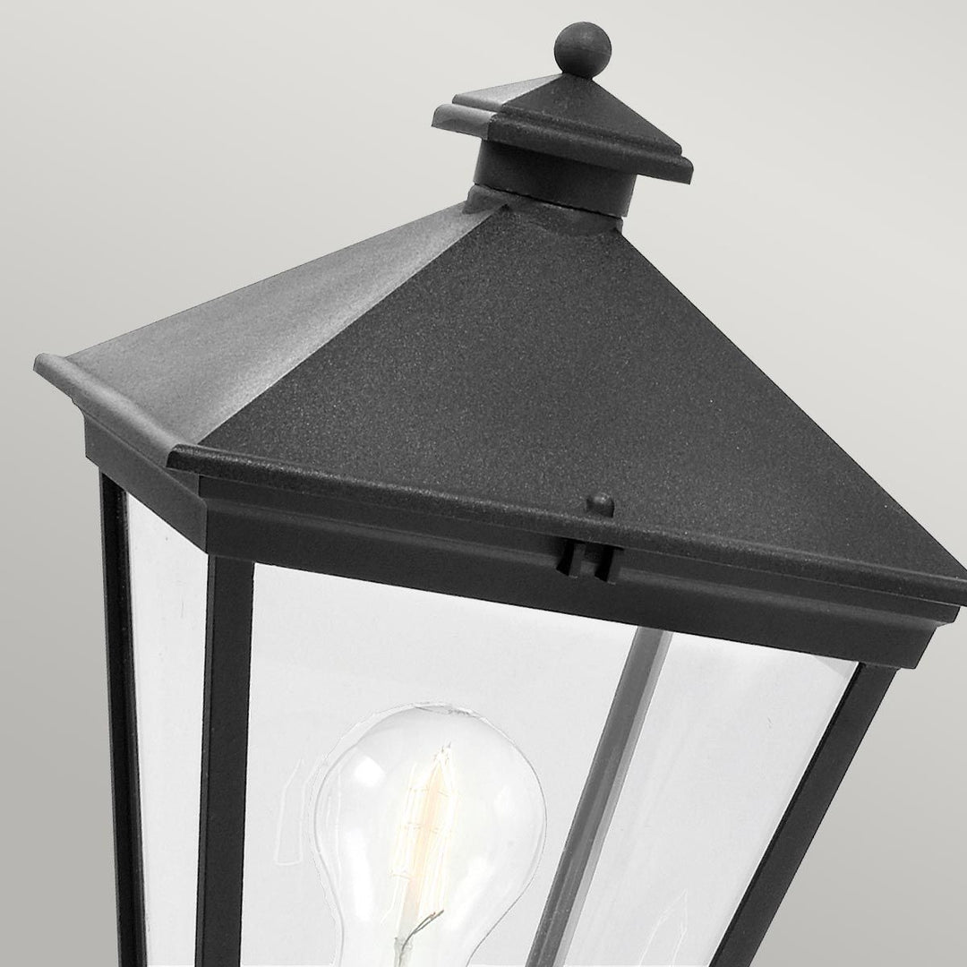 Elstead Lighting Turin 1 Light Pedestal - Black  T3-BLACK Black