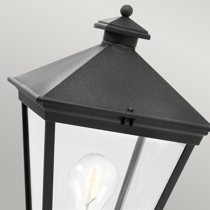Elstead Lighting Turin 1 Light Pedestal - Black  T3-BLACK Black