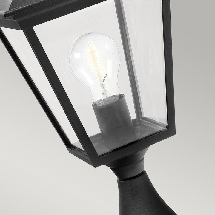 Elstead Lighting Turin 1 Light Pedestal - Black  T3-BLACK Black