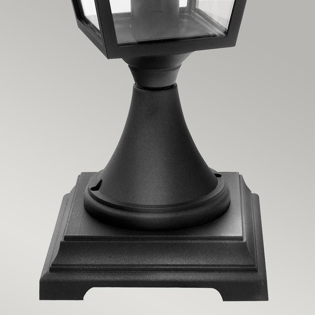 Elstead Lighting Turin 1 Light Pedestal - Black  T3-BLACK Black