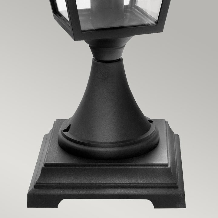 Elstead Lighting Turin 1 Light Pedestal - Black  T3-BLACK Black