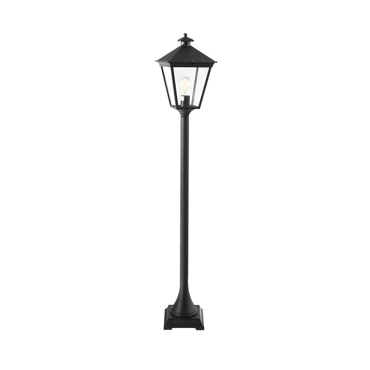 Elstead Lighting Turin 1 Light Pillar - Black  T4-BLACK Black
