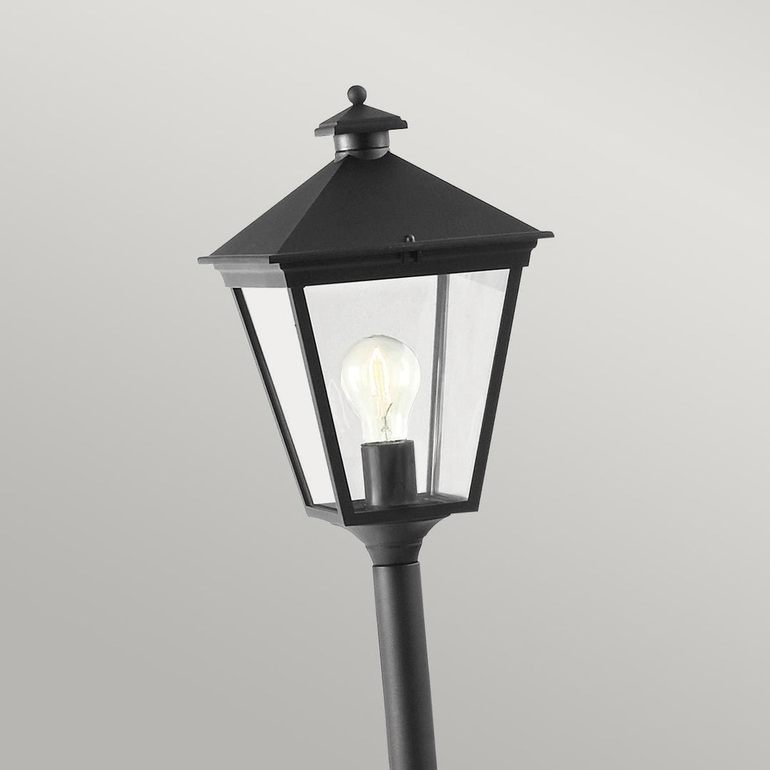Elstead Lighting Turin 1 Light Pillar - Black  T4-BLACK Black