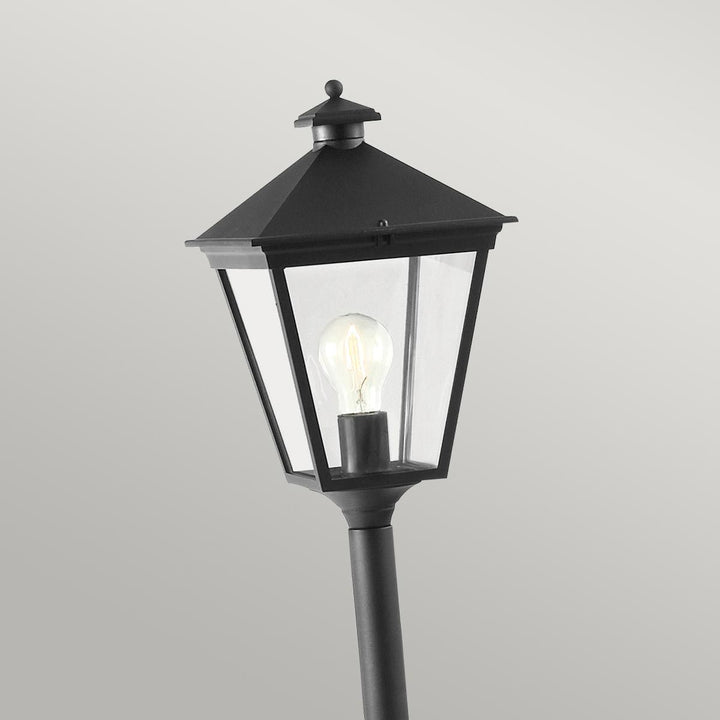 Elstead Lighting Turin 1 Light Pillar - Black  T4-BLACK Black