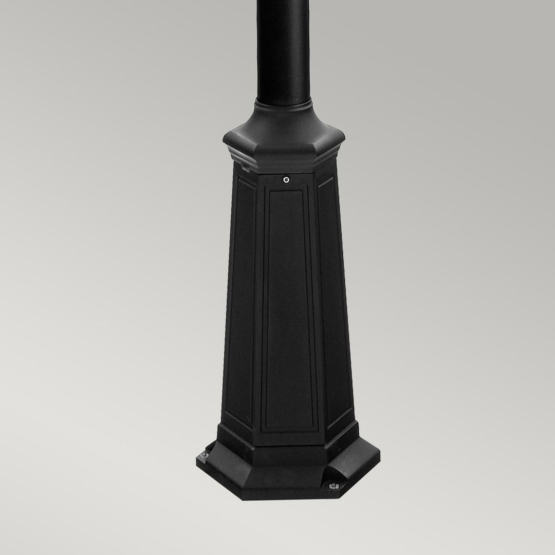 Elstead Lighting Turin 2 Light Twin Lamp Post - Black  T6-BLACK Black