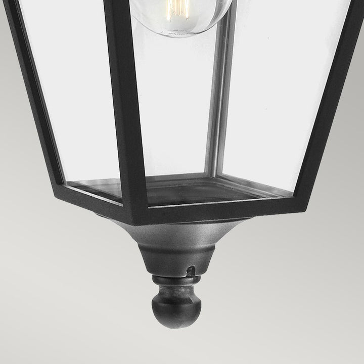 Elstead Lighting Turin 1 Light Chain Lantern - Black  T8-BLACK Black