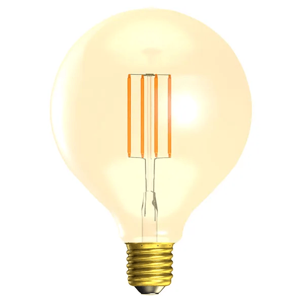 4W LED 2000K Amber Vintage Globe Bulb | Energy-Efficient & Decorative