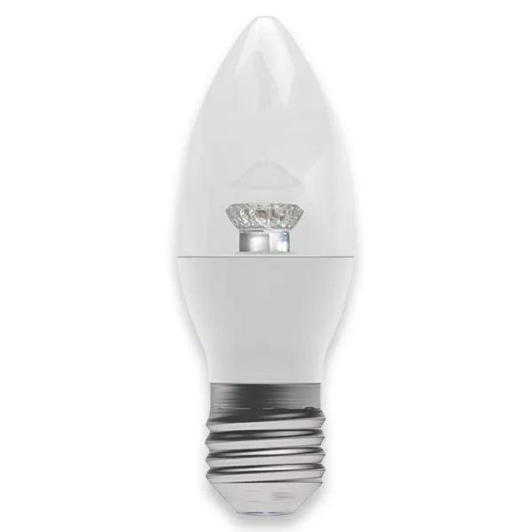 4W LED 4000K Dimmable Candle Clear - ES (Pack of 10)