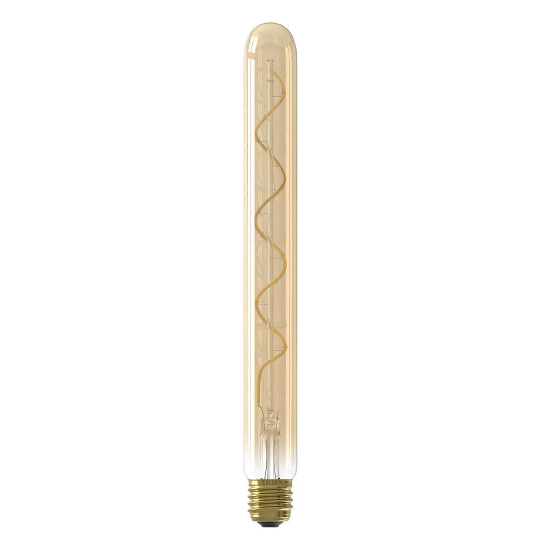 Calex LED Flex Filament Tube Lamp T32x300, Gold, E27, Dimmable