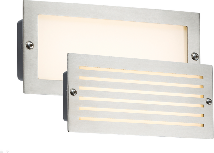 Knightsbridge 230V 5W Blue LED Brick Light - Recessed, IP54 - Prisma Lighting