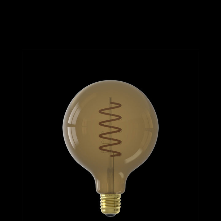 Calex Globe G125 Natural Straight Filament, E27, Dimmable with LED Dimmer