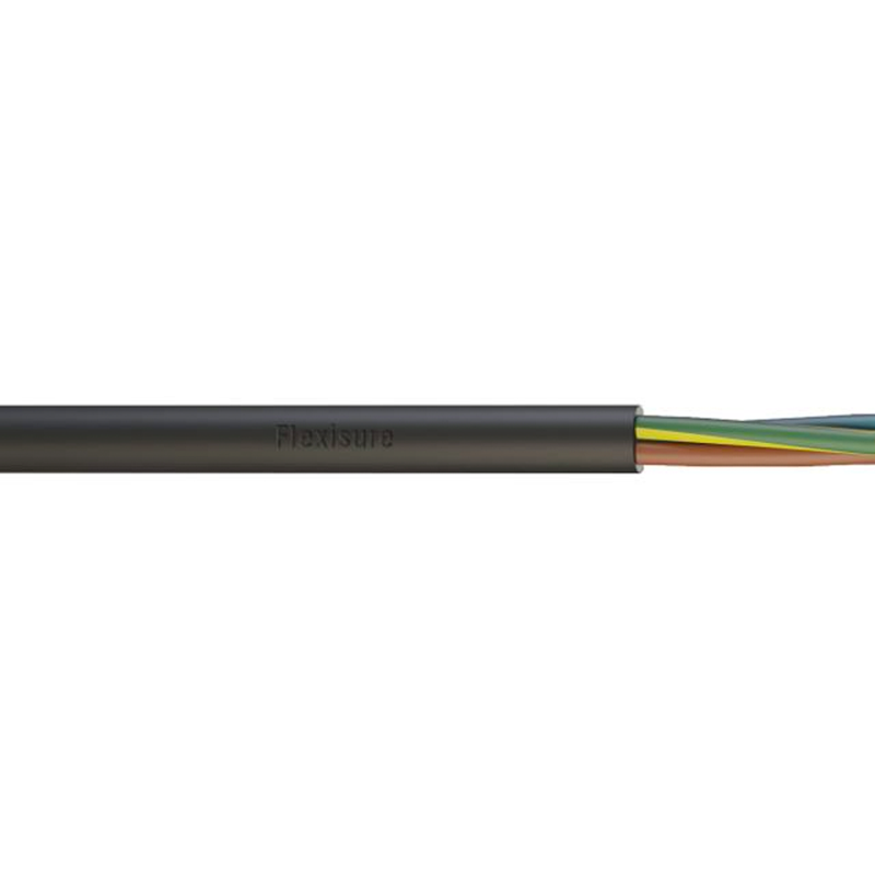 Doncaster 3183TRS 3-Core 1.0mm Black Flexible Rubber Cable