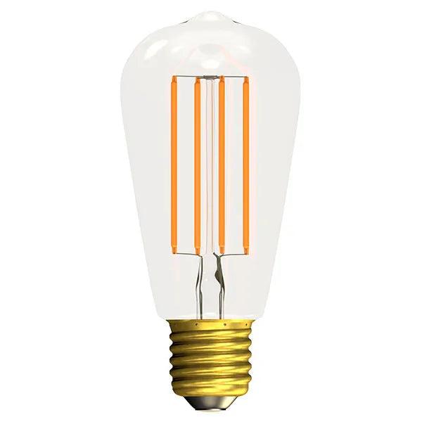 4W LED Filament Squirrel Cage Clear Dimmable Light Bulb - ES