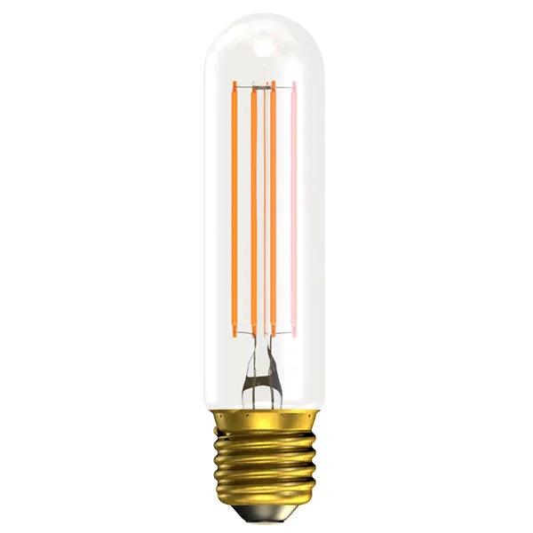 4W LED Filament Tubular Medium Clear Dimmable Light Bulbs - ES