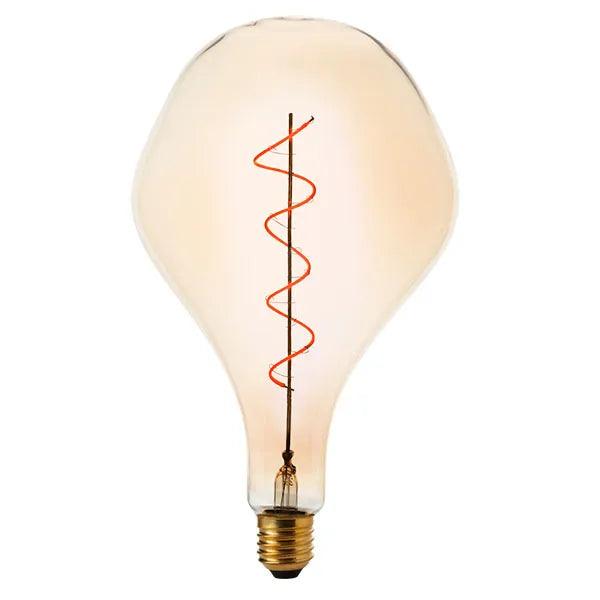 AZTEX 4W LED CRI90 Vintage Soft Coil Dimmable Lamp | Amber 2200K