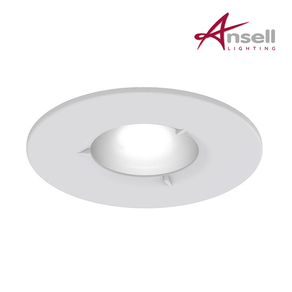 Ansell Edge IP65 Bathroom Fire-Rated Downlight AEFRD/IP65/MW