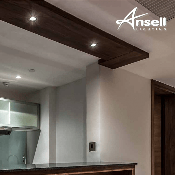 Ansell Edge Fixed GU10 Fire-Rated Downlight