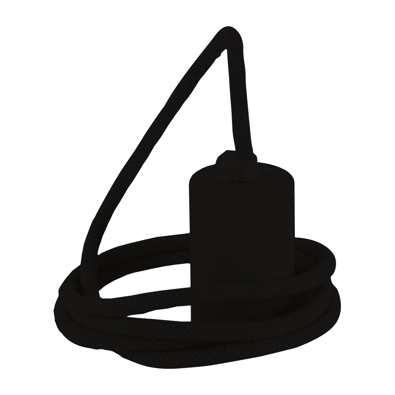 Long Drop Pendant Light - Filotto Calatina Lamp Holder Cable Combo