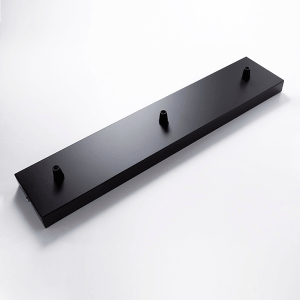 FS Pendant Ceiling Plate 3 Hole 470mm x 95mm