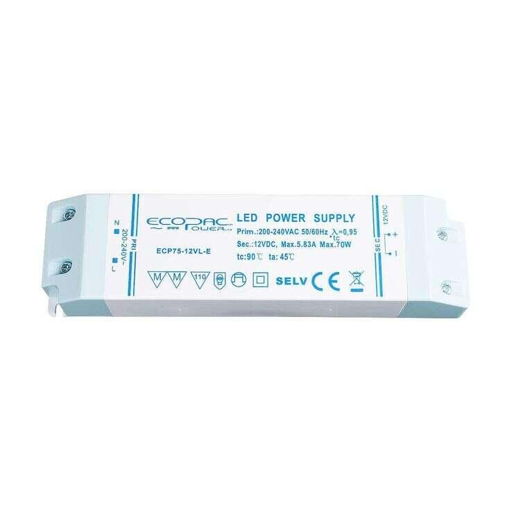 Ecopac LED Driver 75W 24V Non-Dimmable