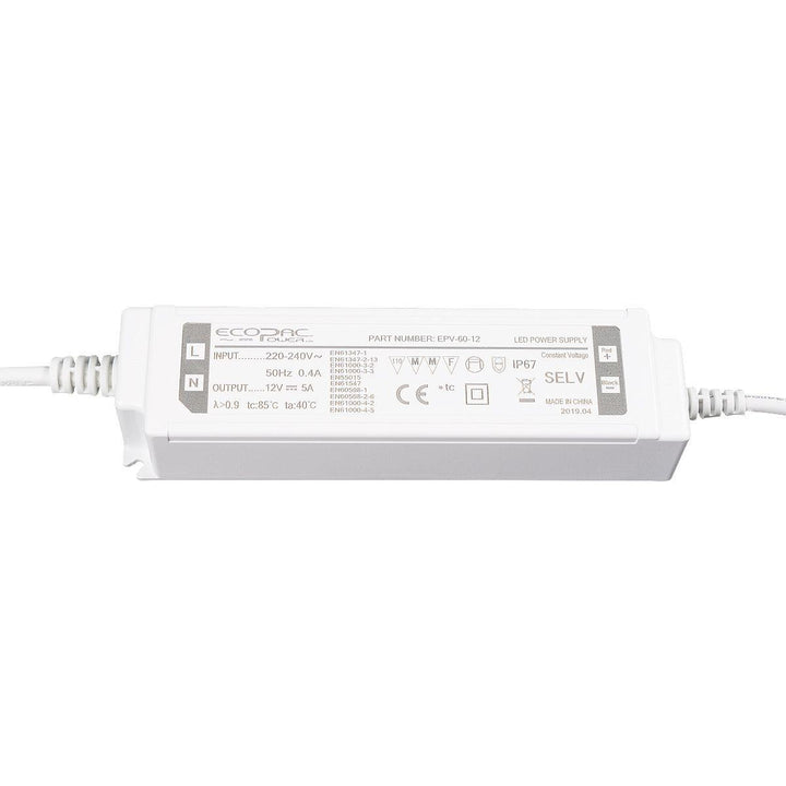 Ecopac LED Driver 60W 24V IP67 Non-Dimmable - Prisma Lighting