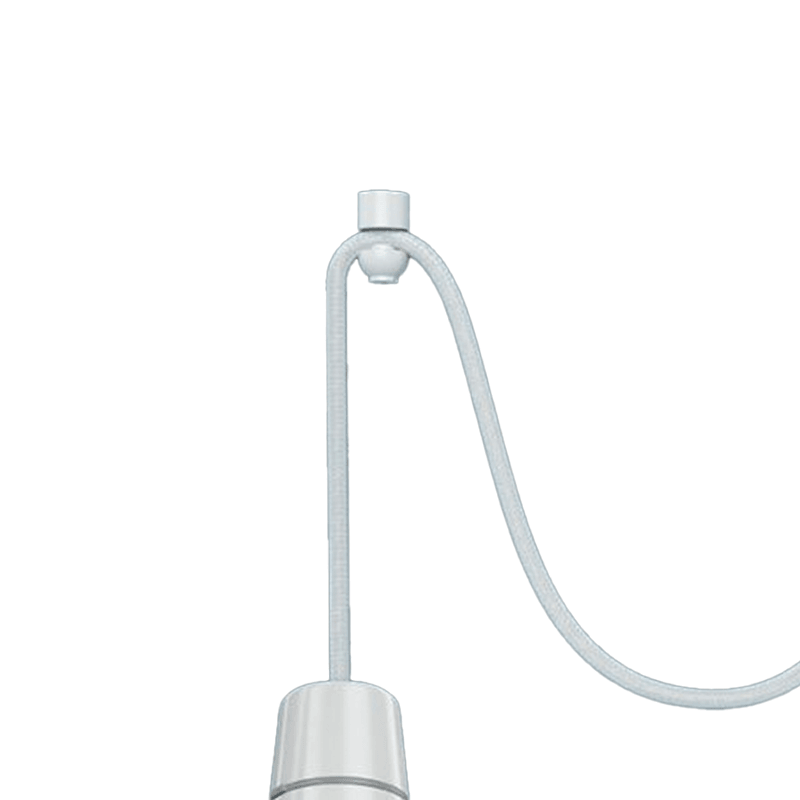 GU10+ Fabric Cable Hook White - Decentraliser Ceiling Hook GU10+HOOK