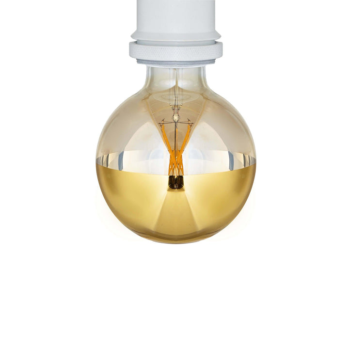 Gold Tipped Light Bulb - Gold Crown Bulb