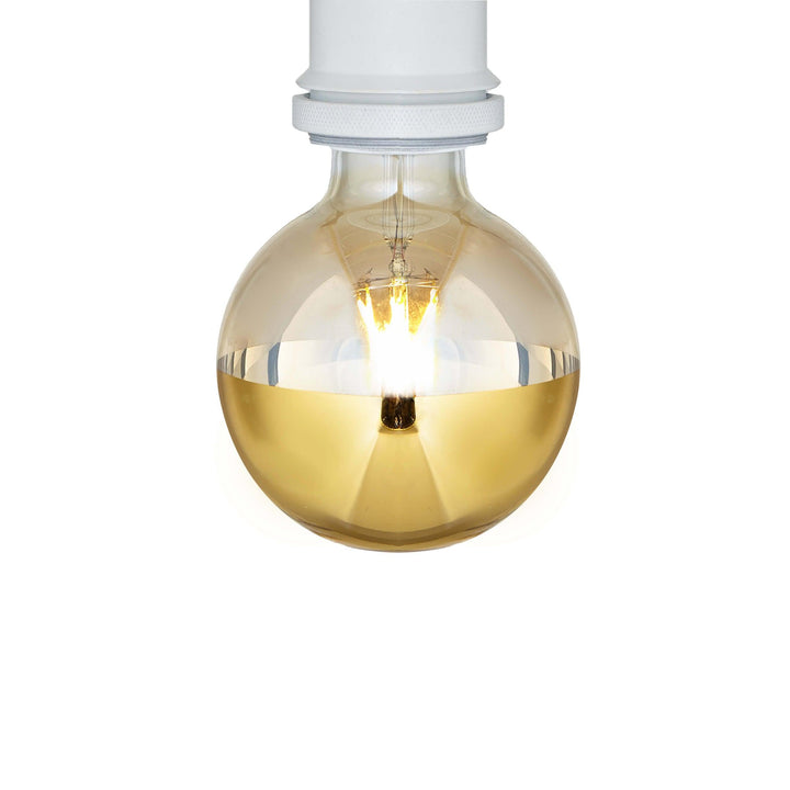 Gold Tipped Light Bulb - Gold Crown Bulb
