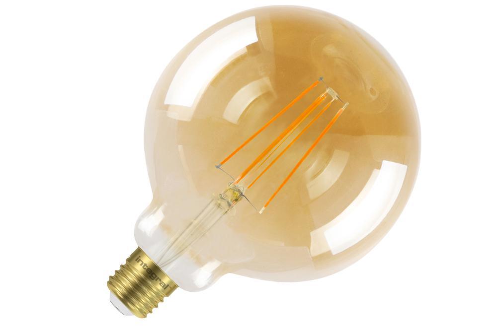 Sunset Light Bulb G125 - Vintage Globe Edison Screw Cap