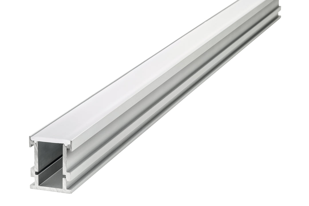 Recessed 1M Alu Profile w/ Large Frosted Diffuser ILPFR098