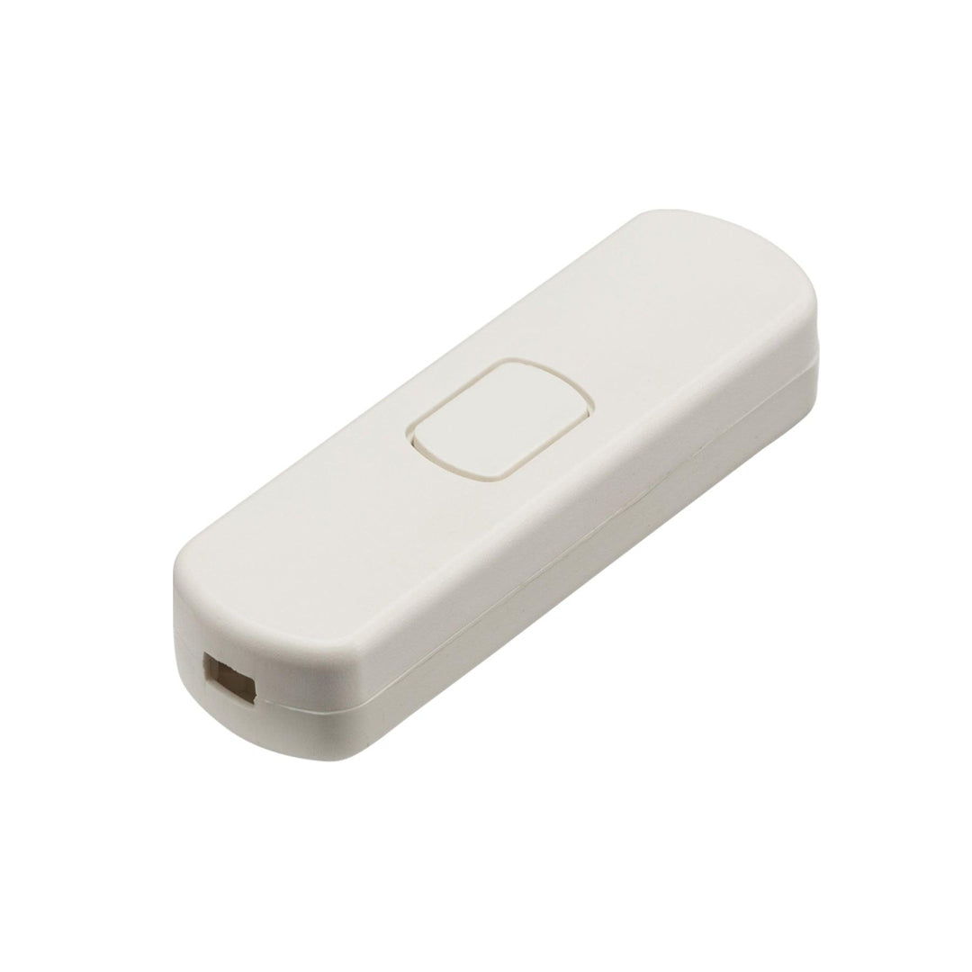 Knightsbridge SN81WH In-Line 1-60W (1-25W LED) Re-wireable Cord Dimmer White