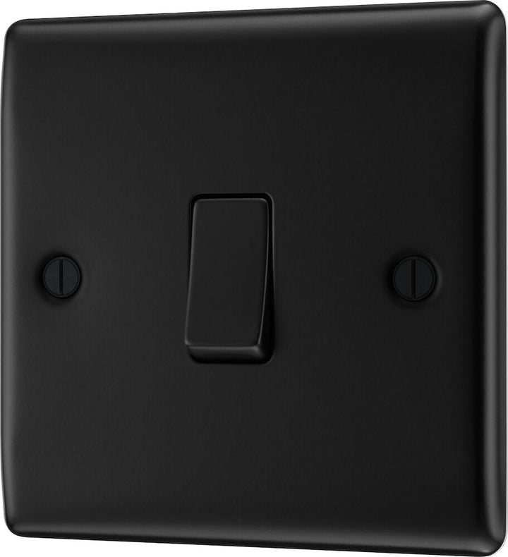 Nexus Metal Matt Black Intermediate Switch - 20A 16AX 2 Way