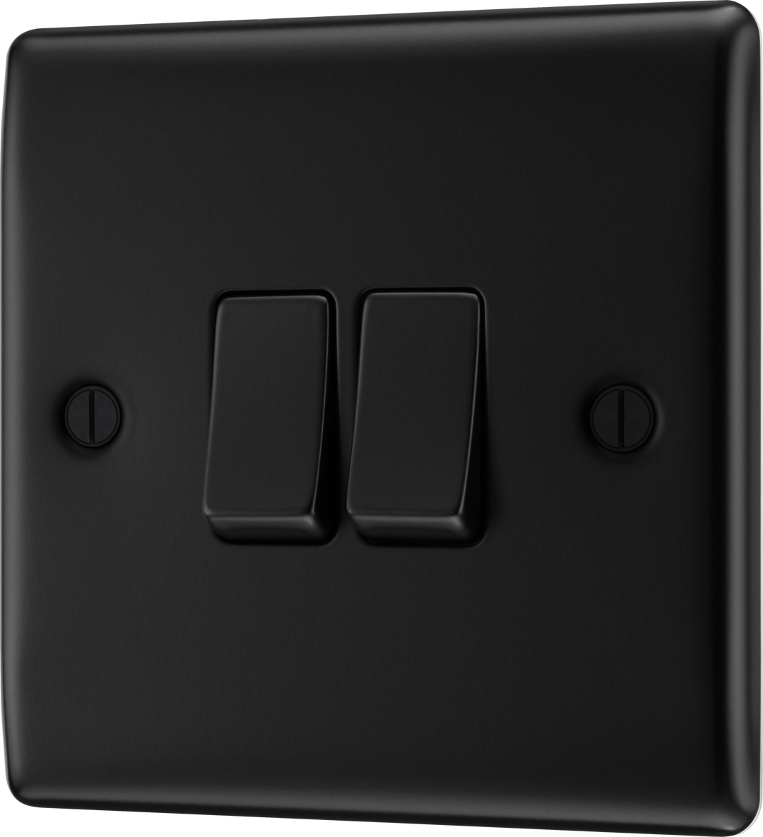 Double Switch, 20A 16AX 2 Way - Nexus Metal