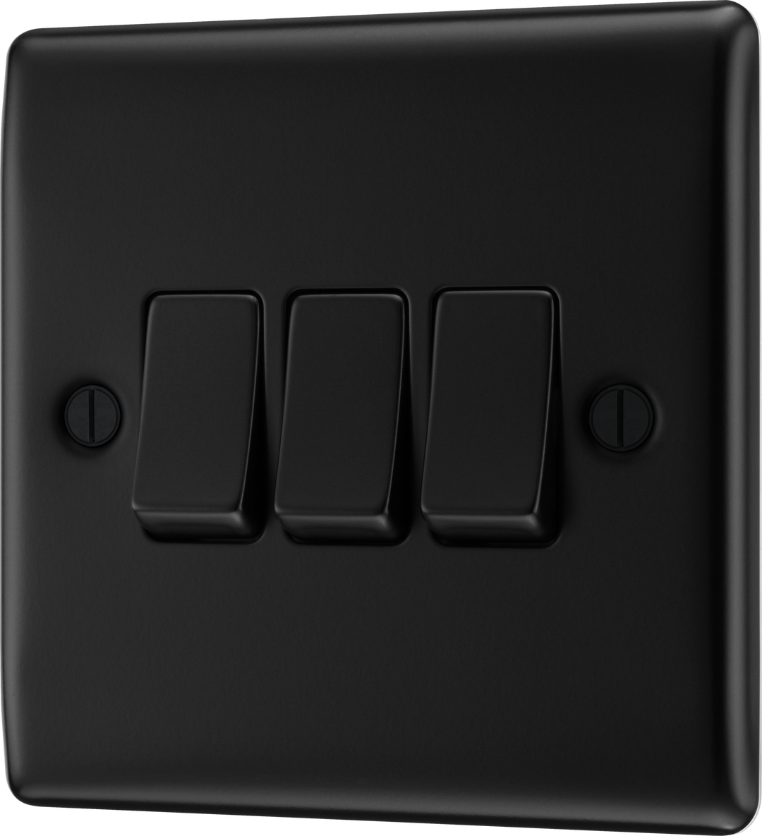 Triple Switch, 20A 16AX 2 Way - Nexus Metal