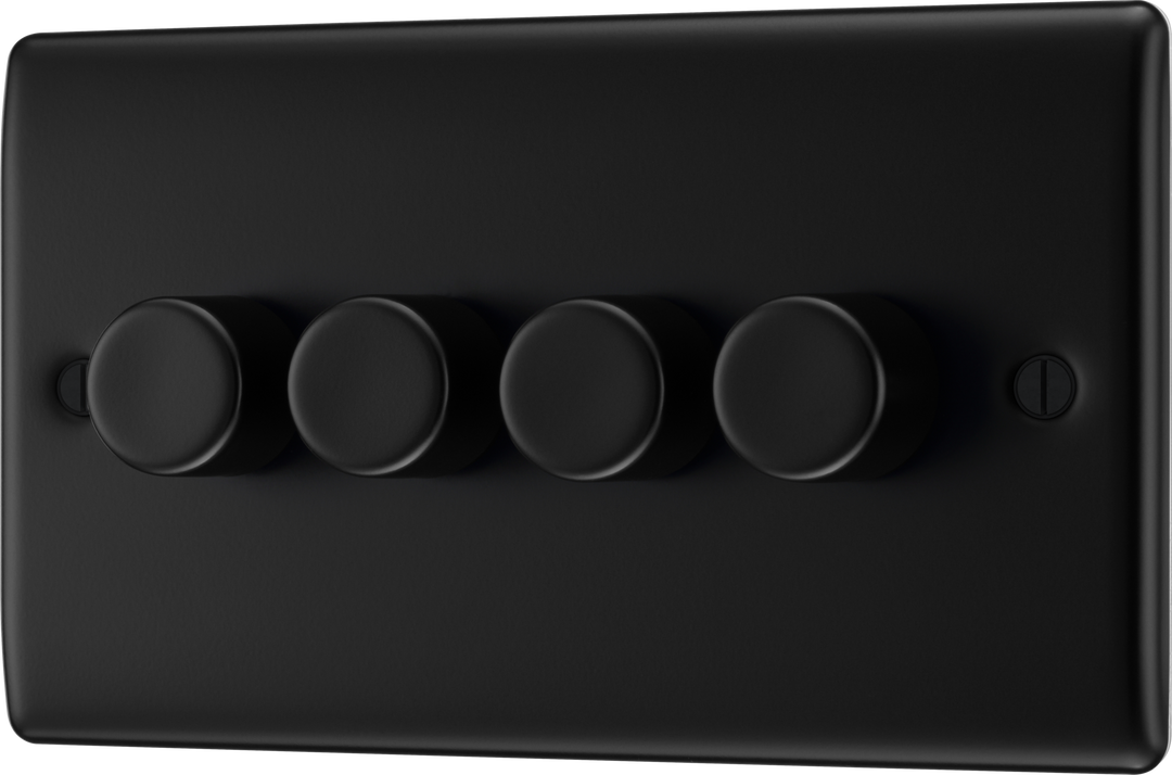 Quadruple Intelligent LED Dimmer Switch - Nexus Metal