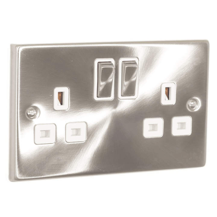 Click Deco Double Switched Socket - Prisma Lighting