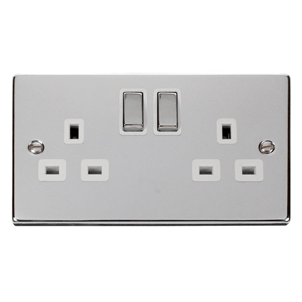 Click Deco Double Socket VPCH536WH