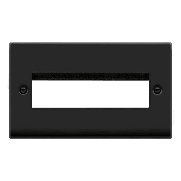 Click Deco Six Module Minigrid Matt Black Black VPMB426BK