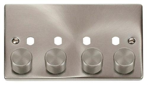 Click Deco Quad Dimmer (Plate Only)