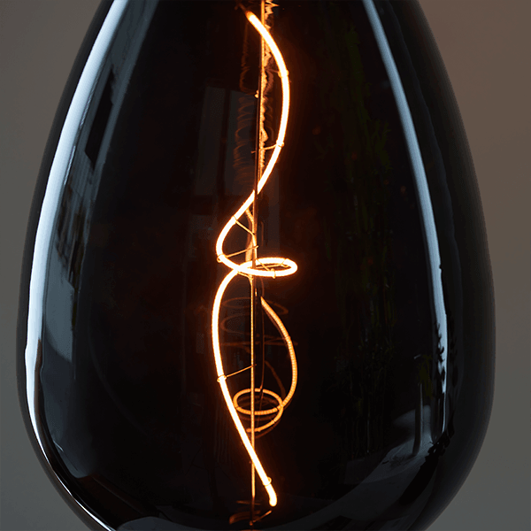 Wisp E27 Smoked Tinted Glass Filament Bulb - Prisma Lighting