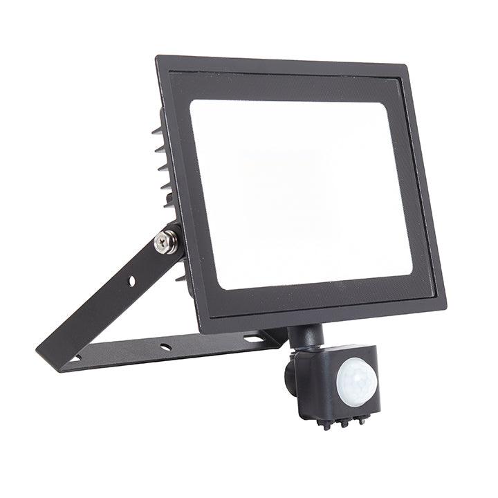 50W LED FLoodlight with PIR - Ansell Eden Cool White AEDELED50/CW/PIR