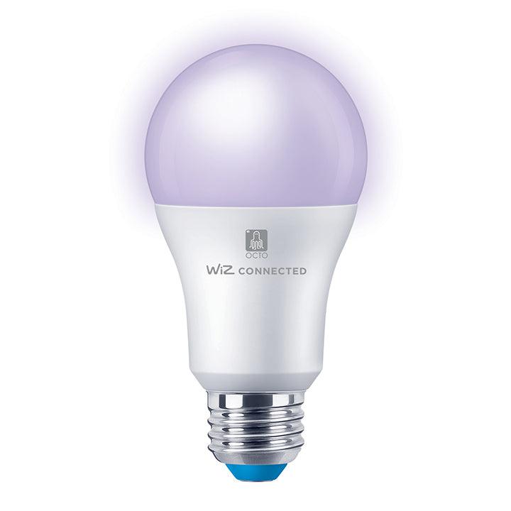 Smart Colour Changing Light Bulb - Ansell Octo RGBTW Wiz A60 E27 8W