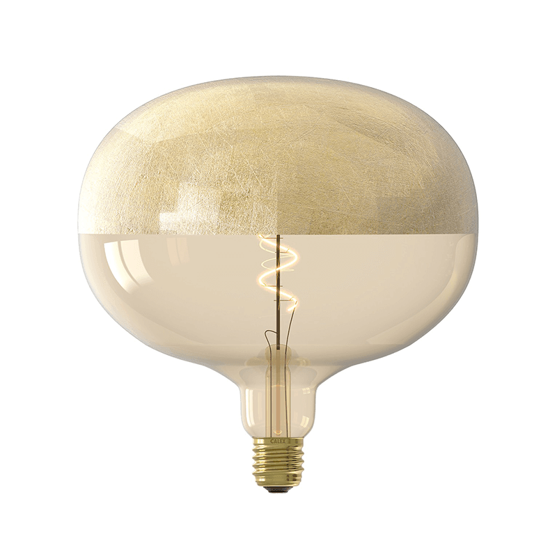 Gold Light Bulbs - Calex 2101000300 Boden Top Mirror Gold