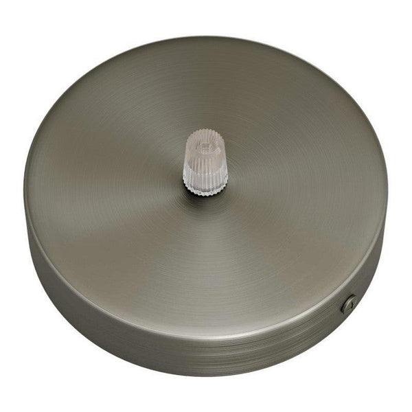 Satin Chrome Single Output Ceiling Rose