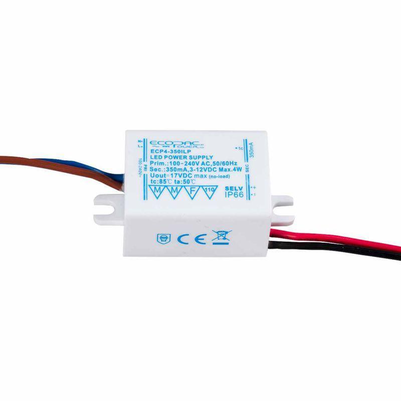 Miniature LED Driver 4W 350mA Non-Dimmable