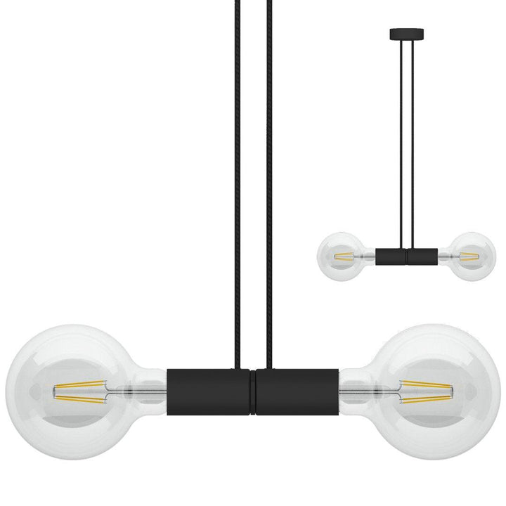 Double Pendant Light - Filotto Magnetic 2 Bulb Pendant Light