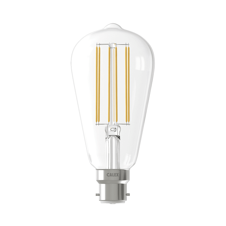 Calex 425405 Clear LED Filament Bulb Dimmable B22 4W